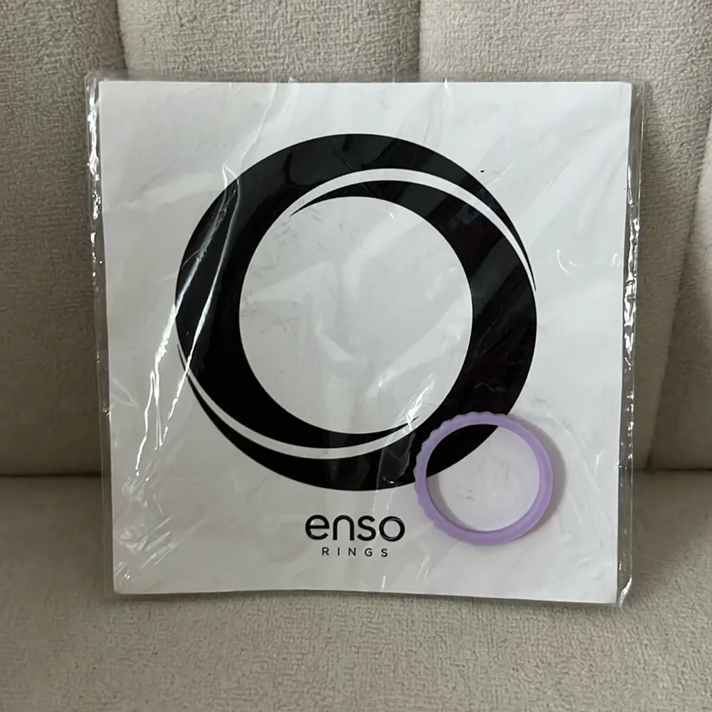 Enso Stackable Pyramid Silicone Rings - Picture 1 of 3